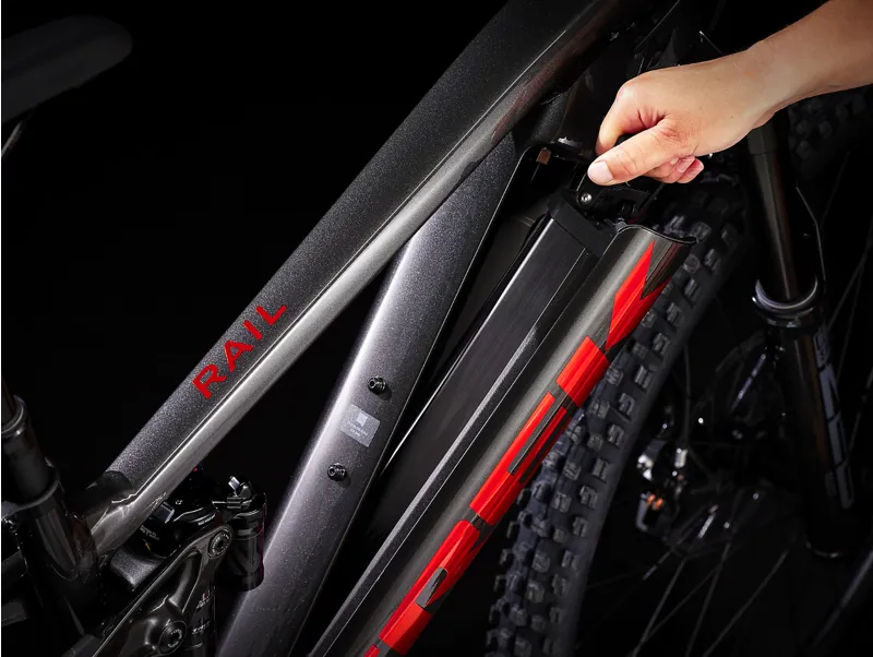 Trek Rail 9 GX AXS Full Suspension Electric Mountain Bike 2024 in Black Medium-4